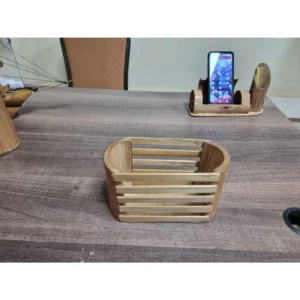 Bamboo table organizer
